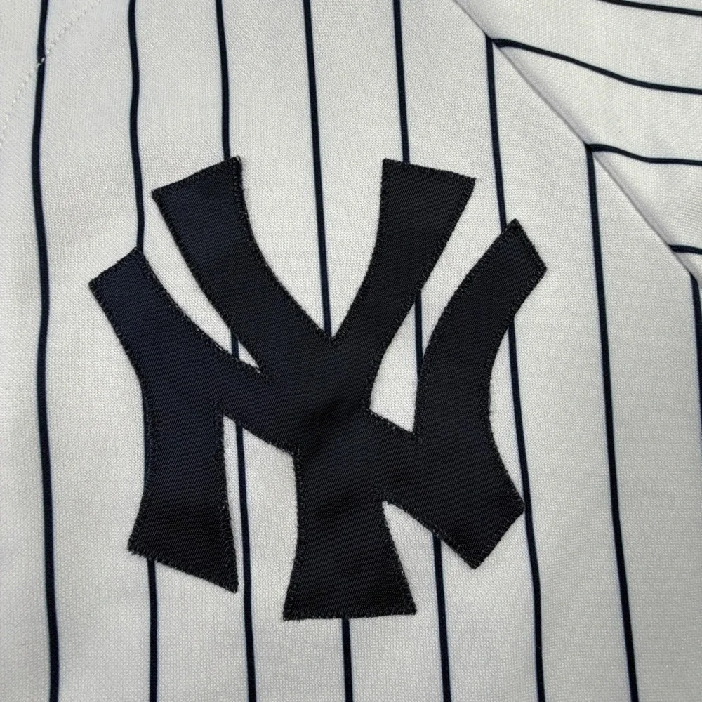 Don Mattingly New York Yankees 23 "Donnie Baseball" Majestic Pinstripe Jersey XL - Picture 3 of 12
